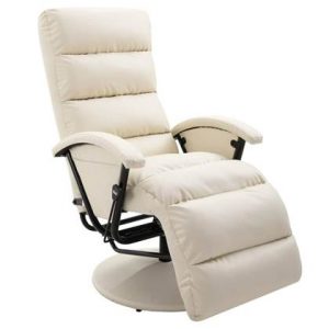 Fauteuil vidaXL Crème