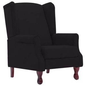 Fauteuil vidaXL Zwart