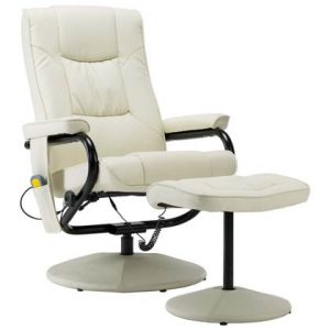 Fauteuil vidaXL Crème