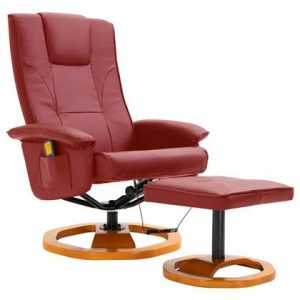 Fauteuil vidaXL Rood