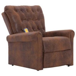 Fauteuil vidaXL Bruin