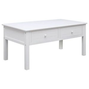 Salontafel vidaXL Wit