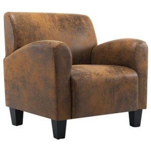 Fauteuil vidaXL Bruin