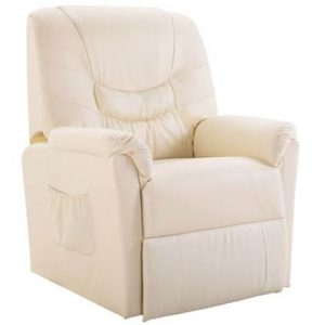 Fauteuil vidaXL Crème