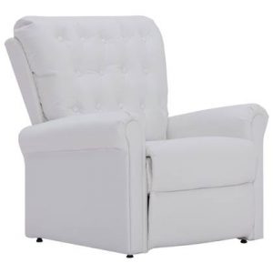 Fauteuil vidaXL Wit