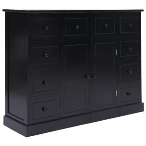 Dressoir vidaXL Zwart