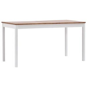 Eettafel vidaXL Bruin