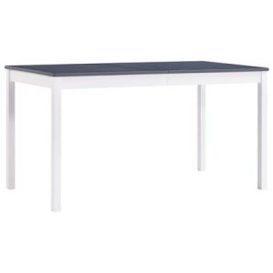 Eettafel vidaXL Grijs