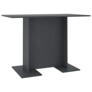 Eettafel vidaXL Grijs