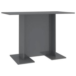 Eettafel vidaXL Grijs