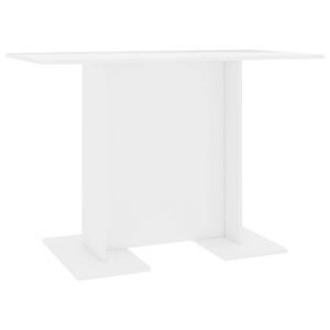 Eettafel vidaXL Wit