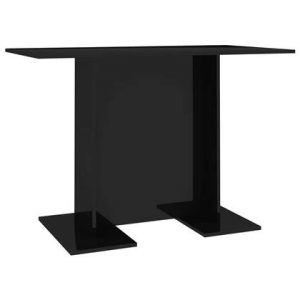 Eettafel vidaXL Zwart