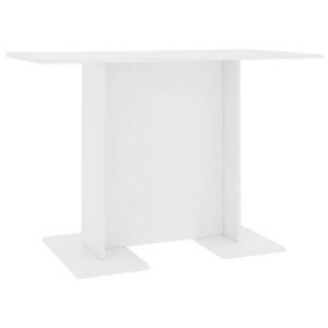 Eettafel vidaXL Wit