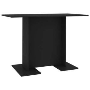 Eettafel vidaXL Zwart