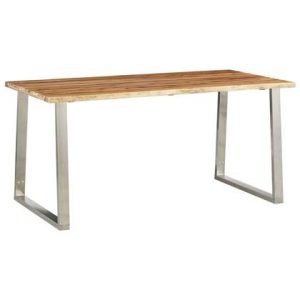 Eettafel vidaXL Bruin