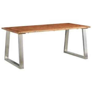 Eettafel vidaXL Bruin