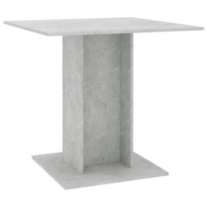 Eettafel vidaXL Grijs