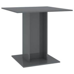 Eettafel vidaXL Grijs