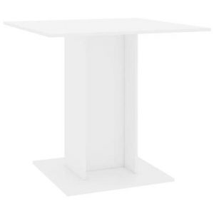 Eettafel vidaXL Wit