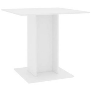 Eettafel vidaXL Wit