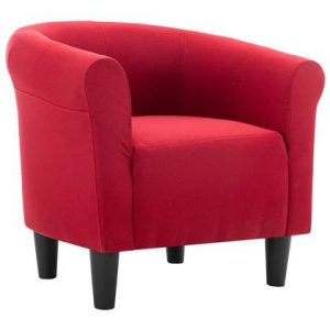 Fauteuil vidaXL Rood