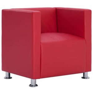 Fauteuil vidaXL Rood