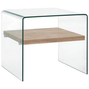 Salontafel vidaXL Transparant