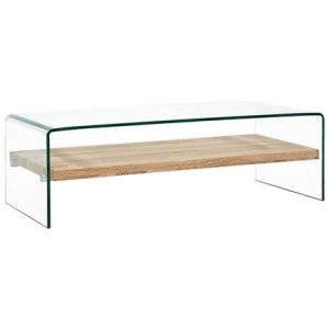 Salontafel vidaXL Transparant