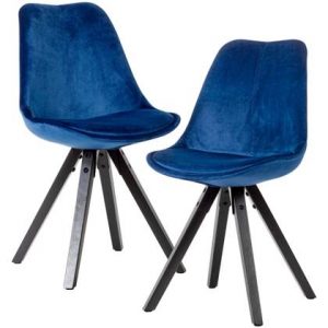 Eetkamerstoel 24Designs Blauw