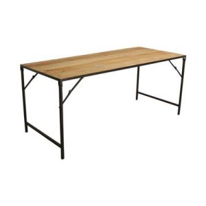 Eettafel Raw Materials Bruin