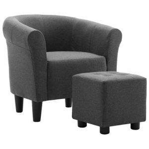 Fauteuil vidaXL Grijs