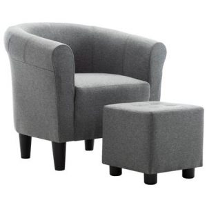 Fauteuil vidaXL Grijs