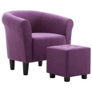 Fauteuil vidaXL Paars