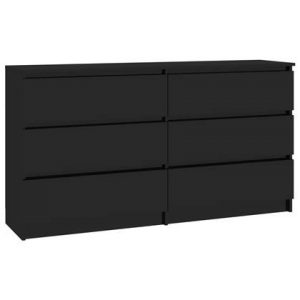 Dressoir vidaXL Zwart