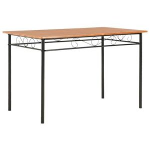 Eettafel vidaXL Bruin