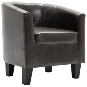 Fauteuil vidaXL Bruin