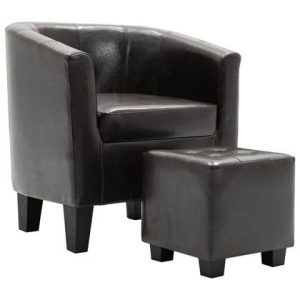 Fauteuil vidaXL Bruin