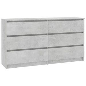 Dressoir vidaXL Grijs