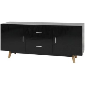 Dressoir vidaXL Zwart