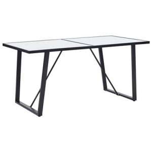 Eettafel vidaXL Wit