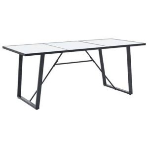 Eettafel vidaXL Wit