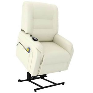 Fauteuil vidaXL Crème