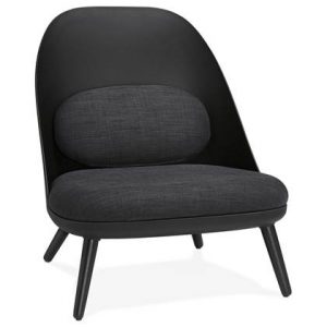 Fauteuil Bondy Living Zwart