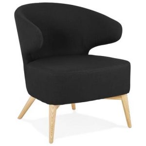 Fauteuil Bondy Living Zwart