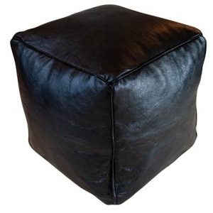 Poef Poufs&Pillows Zwart