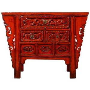 Dressoir Fine Asianliving Rood