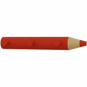 Wandkapstok Hioshop Rood