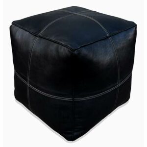 Poef Poufs&Pillows Zwart