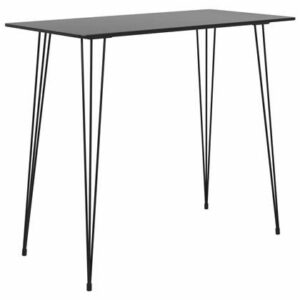 Eettafel vidaXL Zwart