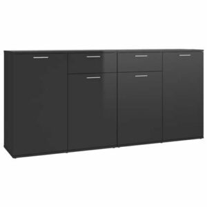 Dressoir vidaXL Zwart